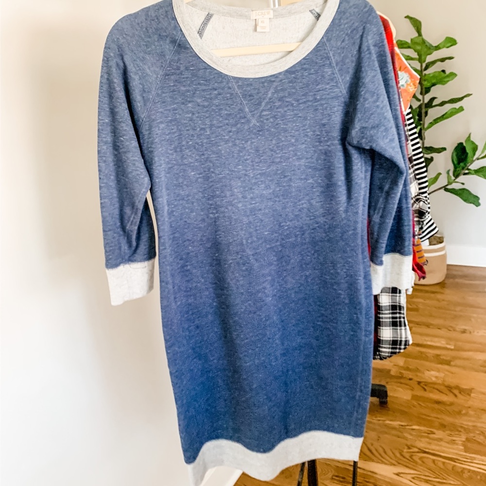 J. Crew factory sweatshirt dress